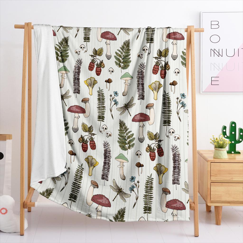 Blanket Flannel Blanket Animal Plant 3D Digital Printing Blanket Blanket
