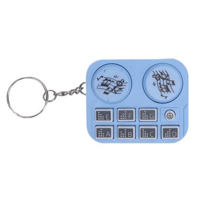 Mini Keychain Colorful Lights DJ Disc Player Design Automatic Play and Self Press Mode Portable DJ