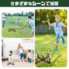 Socpuro Ring Toss Set for Kids, Indoor & Outdoor Use, Ages 8-13, Cross-Shaped Rope Rings, 6 Rings Included, Wooden Design, Educational Toy, Perfect