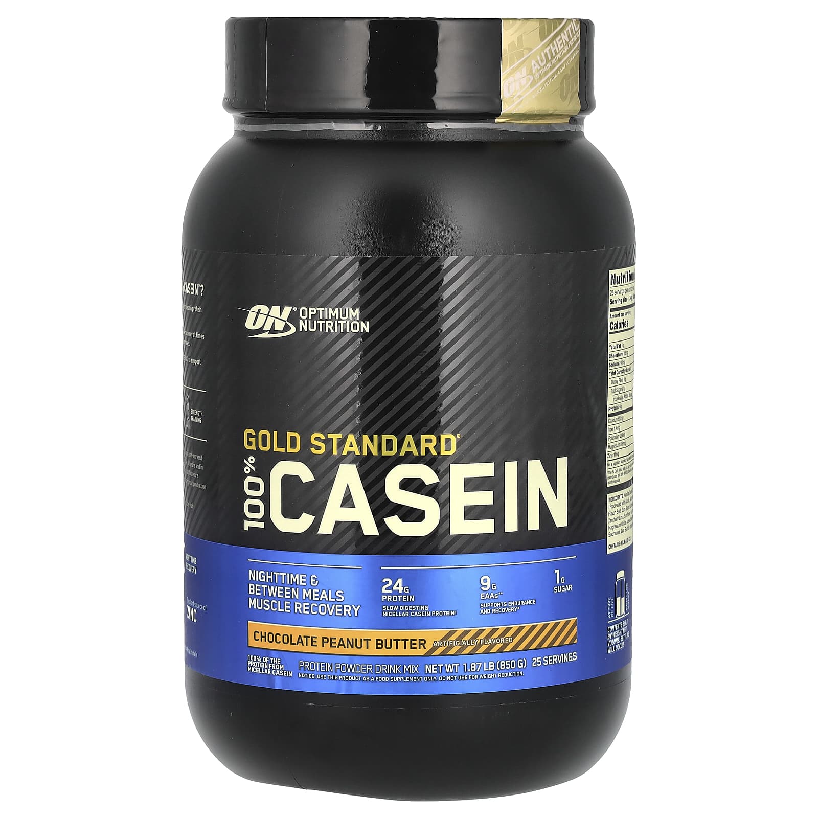 

Gold Standard 100% Casein, Chocolate Peanut Butter, 907G (2Lbs)
