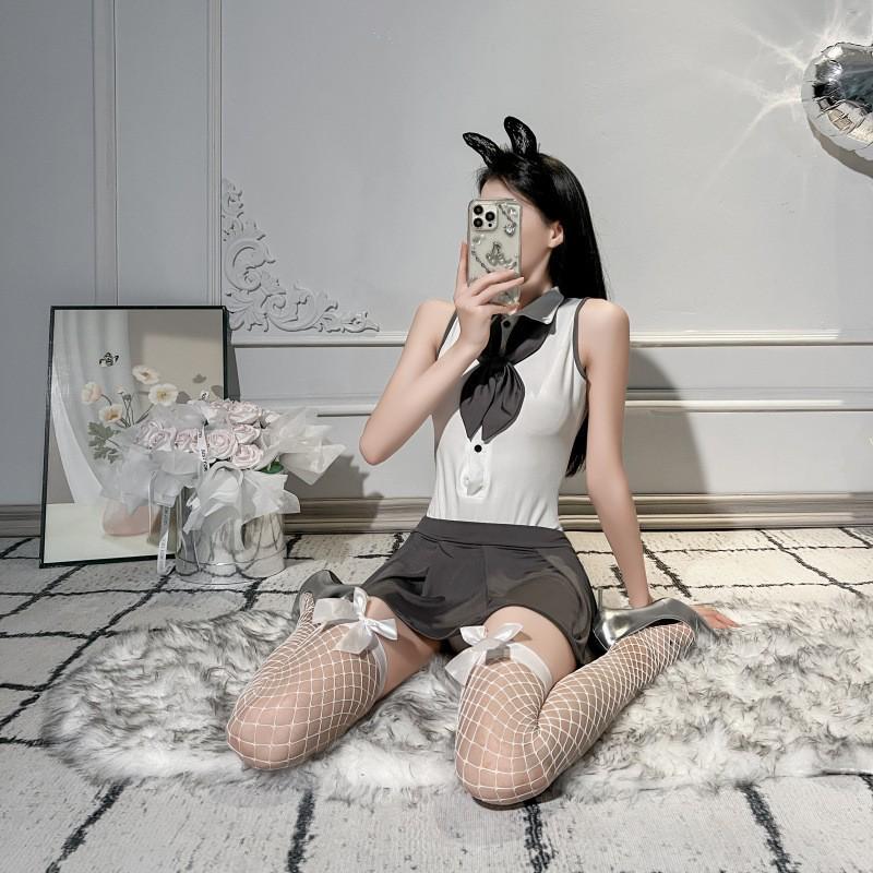 Black Silk Open Crotch Fishnet Stockings, Plus Size Garter, Sexy Bed Flirting Stockings