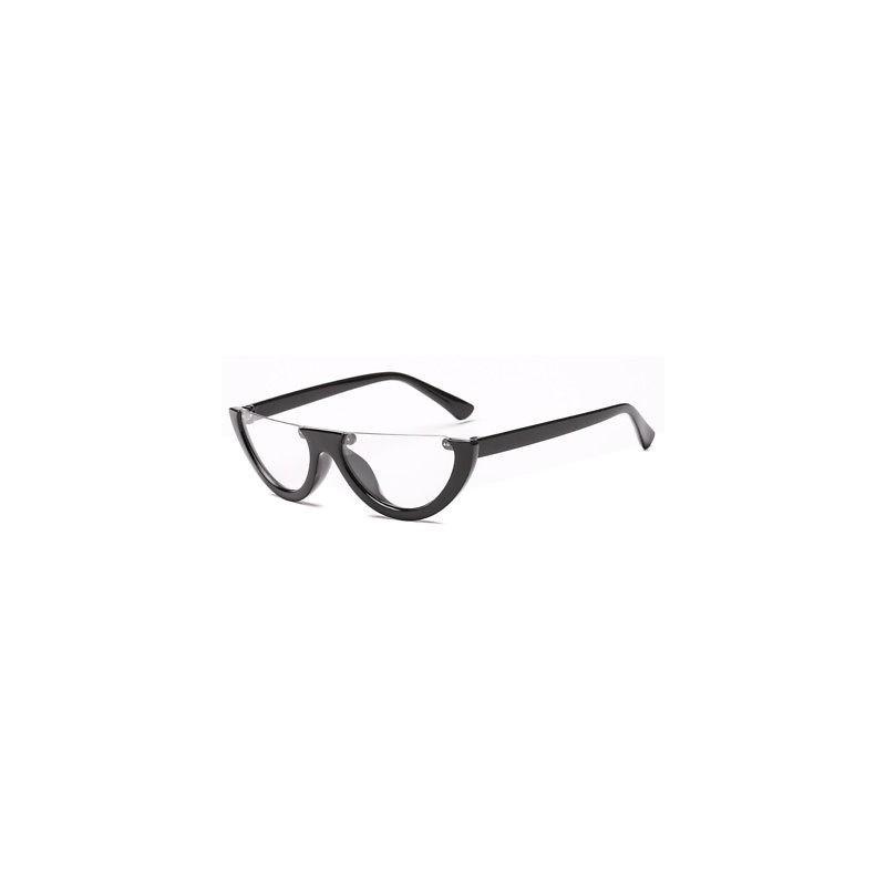 Fashion Semiframe Sunglasses With Uv Protection For Outdoor Activities And Stylish Wear