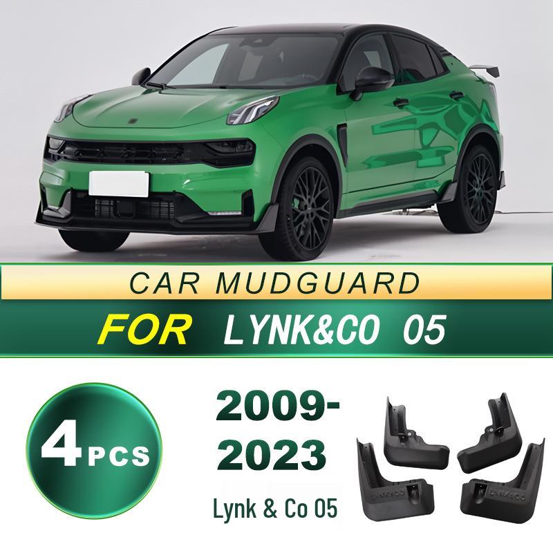 

Fits 2020-2023 Lynk & Co 05: Soft Rubber Tire Mud Flaps - Easy Upgrade, No Drilling Needed