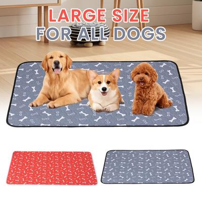 Alèse lavable pour animaux de compagnie pour chiens Réutilisable Antidérapante Alèse pour chiots Super Absorbante Imperméable Alèse pour animaux de compagnie pour sol Parc pour chiots Caisse Boîte de mise bas