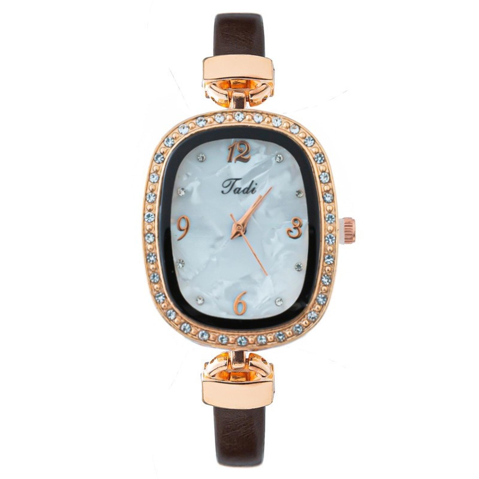 

Women Fashion Leather Watch One Size чёрный