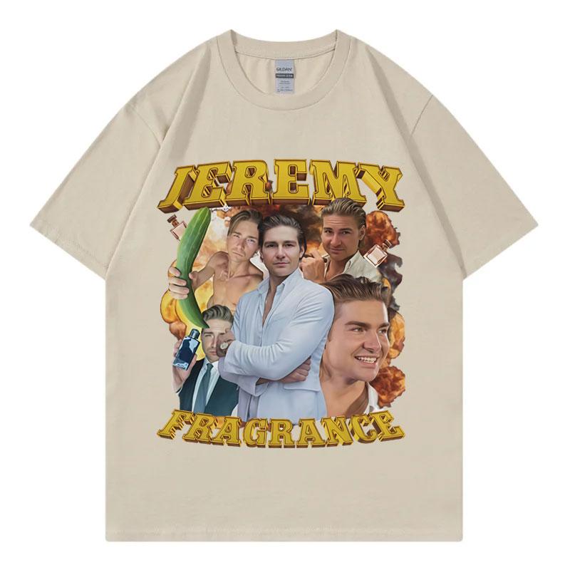Jeremy Fragrance Funny Meme Tshirt Vintage Fashion Short Sleeve T Shirts Men Women Harajuku Y2k Tshirts Streetwear