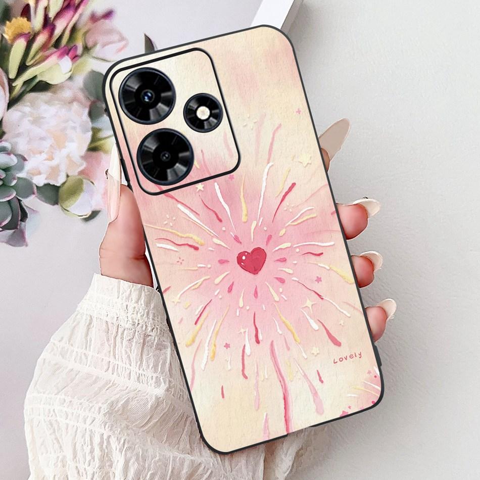 Für Infinix Hot 30 Play 30i Hot30 4G Elegante Florale Schmetterlings-Handyhülle Für Infinix Hot30i 30 30Play Weiche Silikon-TPU-Hüllen