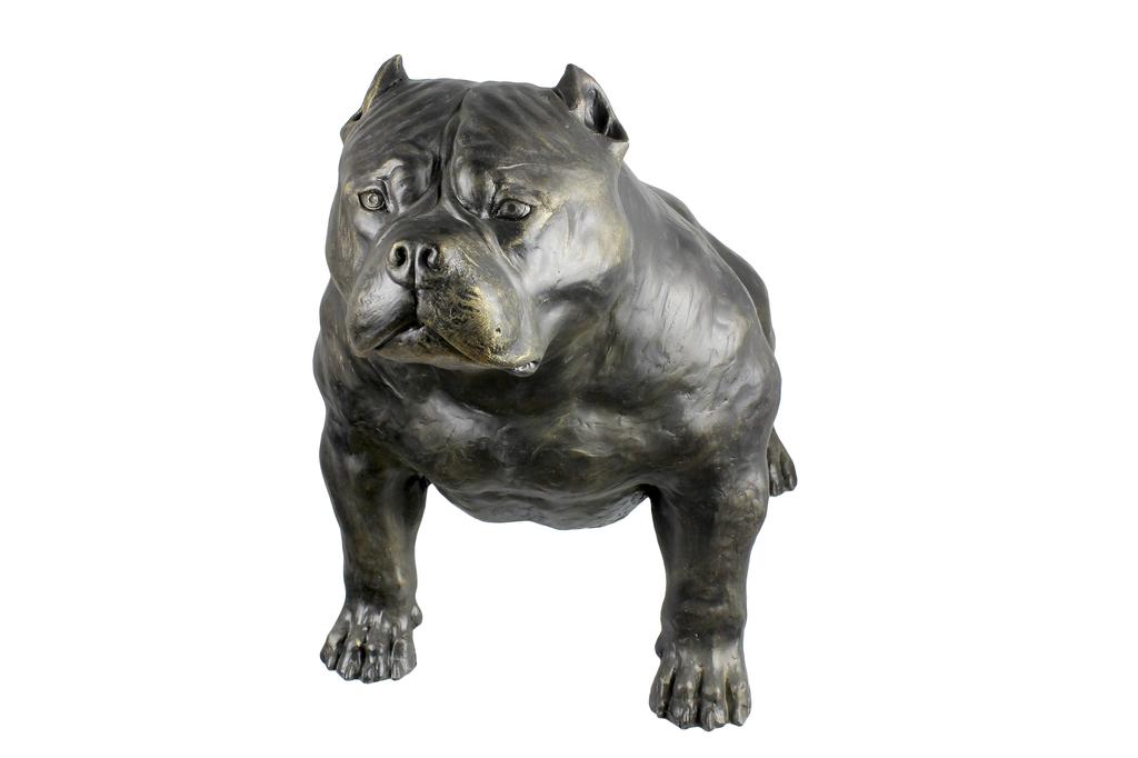 American Bully Ii - Statuetka Psa W Naturalnym Rozmiarze, Figura W Skali 1:1, Posąg Do Ogrodu Marki Art-Dog