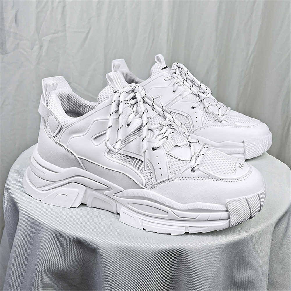 With Holes Plateforme Men's Big Size Woven Shoes For Man Sneakers Men's Sports Shoes Size 43 Basket Basctt Krasovka Latest
