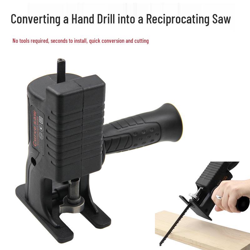 Electric Drill To Reciprocating Saw Conversion Kit for Woodworking