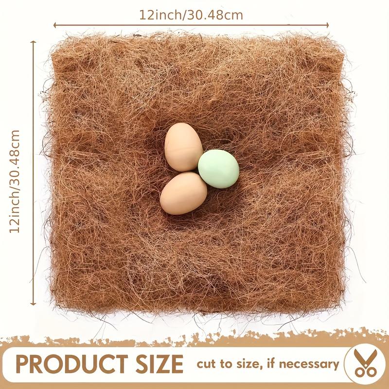 Reusable Chicken Nesting Pads Coconut Fiber Egg Mat Protective Poultry Nest Box Liner