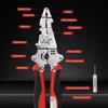 16 IN 1 Multifunctional Stripping Pliers With Voltage Scissors Electrician Crimping Tester Cable Stripping Cutting Pliers W K6Y6