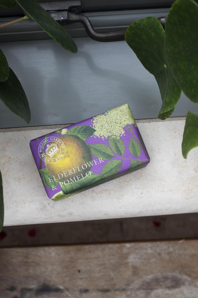 Sanwa Trading English Soap Company KEW GARDEN Luxury Shea Soaps Elderflower Pomelo &