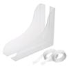 2pcs/set Bathroom Splash Cover Multipurpose Bathtub Splash Cover Supplies for School Office Dormitory Countertop