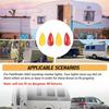 4Pcs Teardrop Marker Lights Lenses Compatible with Airstream,Shasta,and other vintage travel trailers,For Pathfinder #662 teardrop marker lights,ONLY