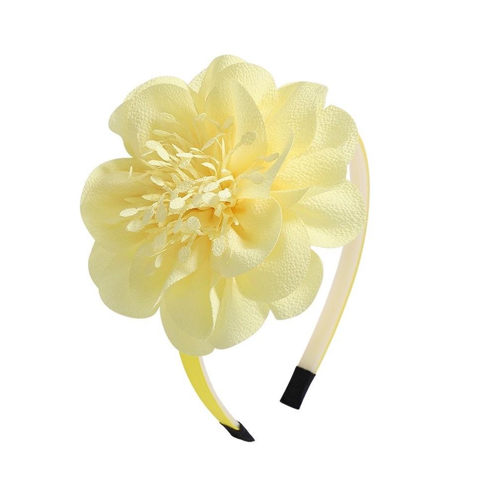 Multi-Layers Big Flower Headband Grosgrain Ribbon Girl Hair Hoop Headwear  Hair Accessories