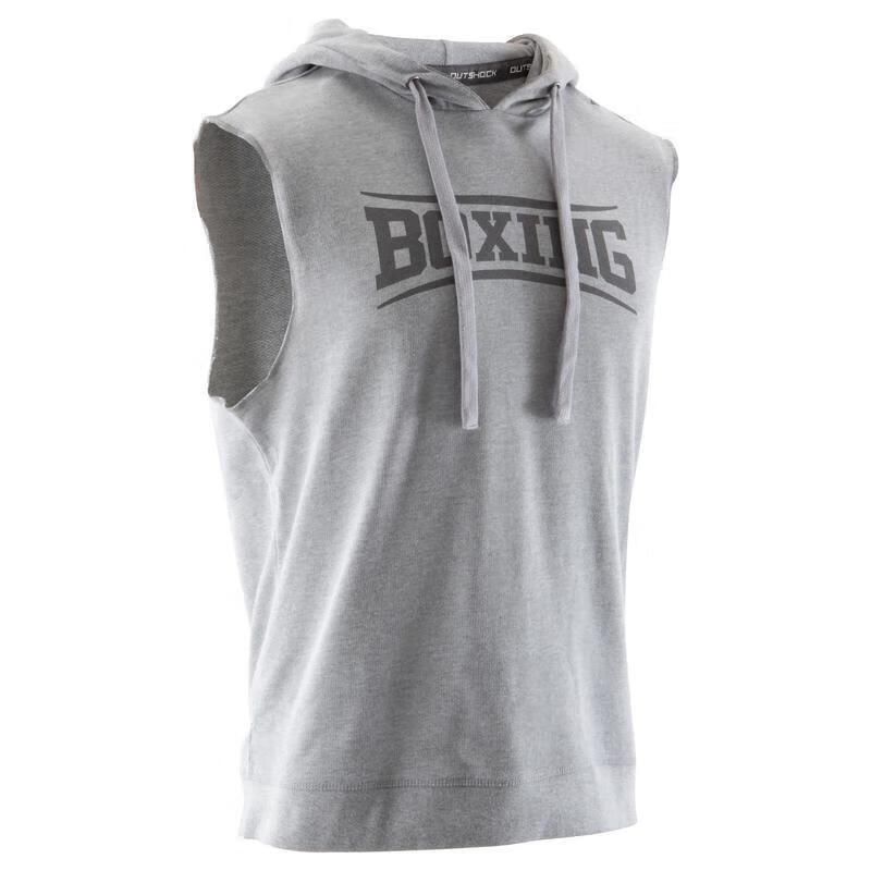 

Decathlon Men s Cotton Hooded Sleeveless Boxing Vest S