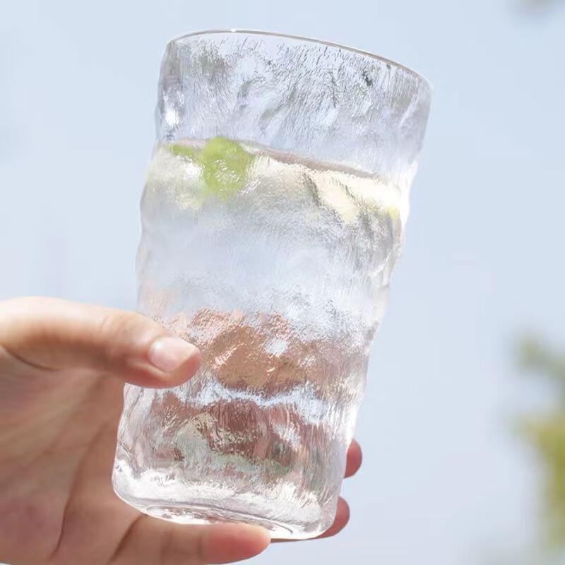 Ins-Style Glacier Glass Tumbler