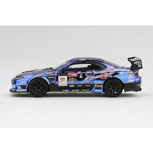 MINI GT 1/64 Scale Nissan Silvia (S15) D1 GP 2023 #46 D-MAX RACING (Right-Hand Drive) Japan Exclusive Finished Model MGT00857-BL