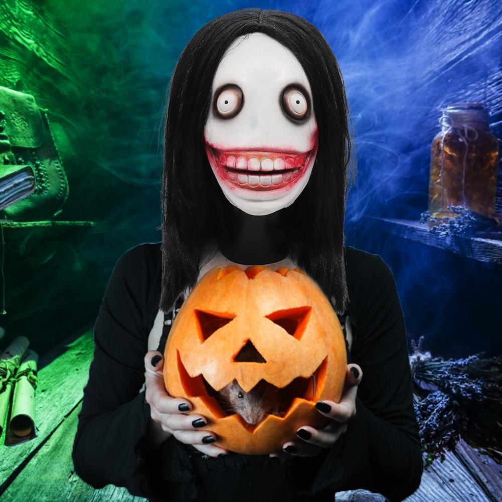 Maska sériového vraha Jeffa Role-play Maska sériového vraha pro dospělé Halloweenová párty Dekorace Šaty Cosplay Maškarní doplňky Hororová maska