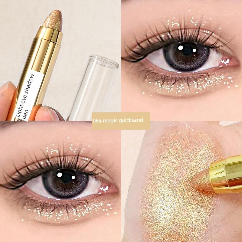 Mkingpretty Bean Bag Eye Makeup Highlight Eyeliner Pen Eye Shadow Pen Double-Headed Smudger No Falling out Official Authentic Products