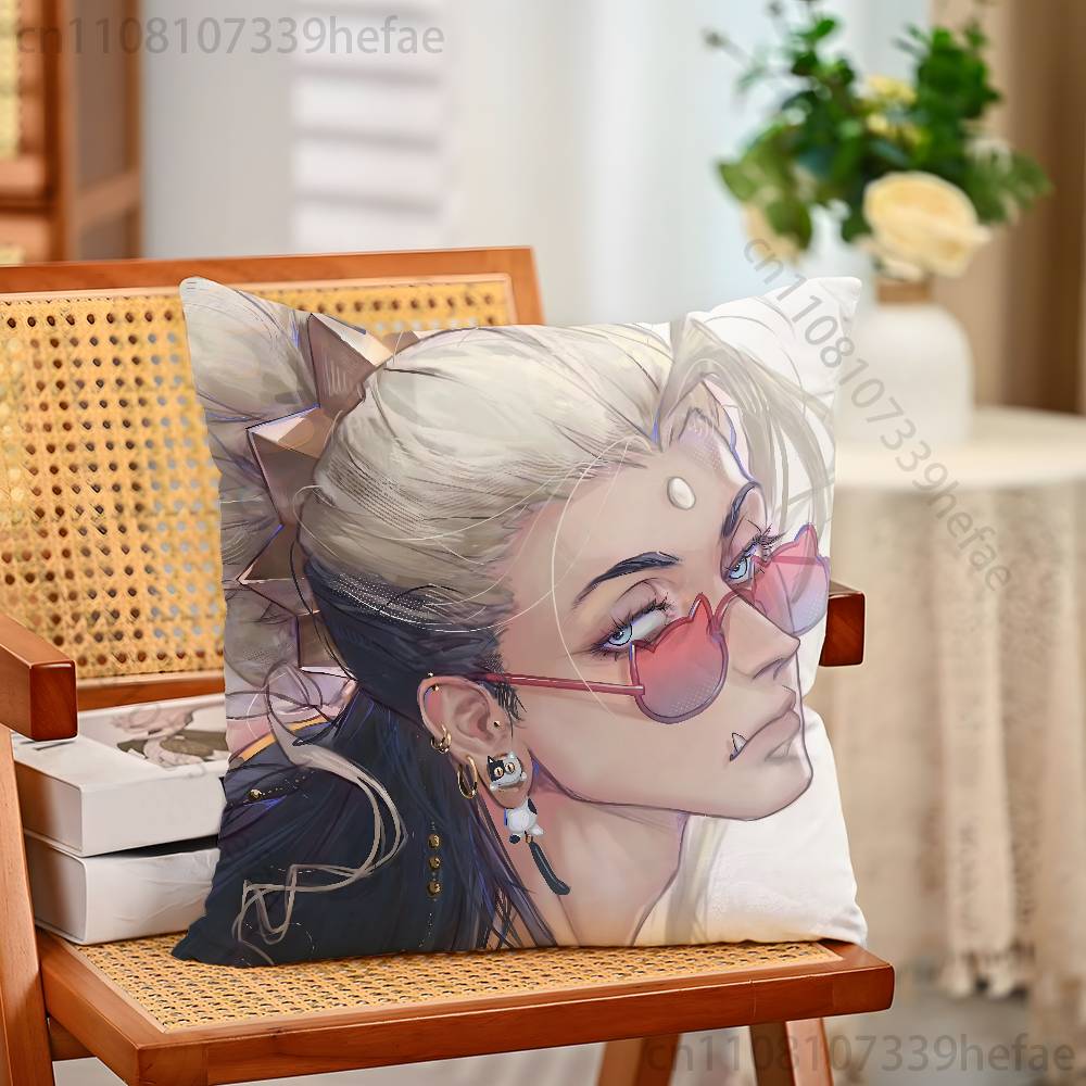 RRecord of Ragnarok Print Polyester Pillow Case for Valentine gift Home Sofa Cushion Cover Decoration Custom