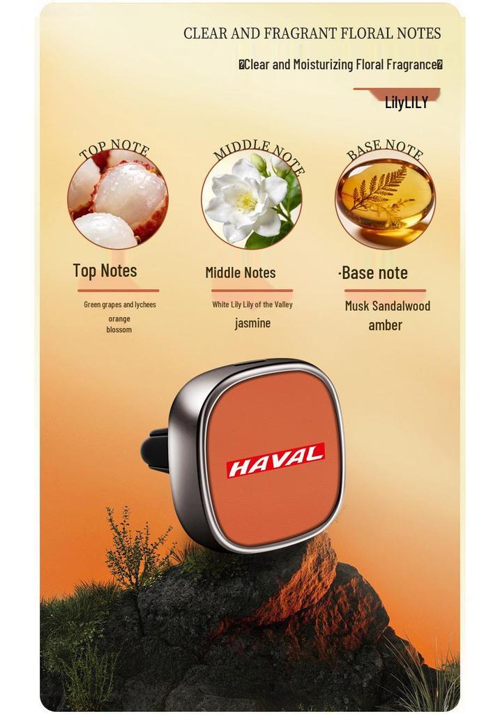 Haval Car Air Freshener for H6, M6, Big Dog, F7X, Xiaolong, Menglong, H9 - Vent Perfume Diffuser