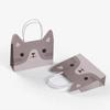 5pcs With Handles Packaging Bags Cute Animal Paper Candy Bags Portable Paper Gift Bag  Candy