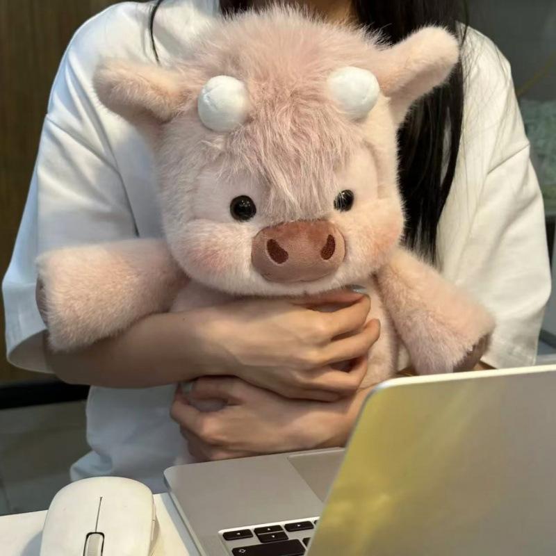 

40Cm Cute West Highland Calf Plush Toys Creative Run Fast Cartoon Soft Stuffed Animal Babys Appease Doll Pendat For Kid Gifts 40cm