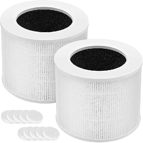Core Mini Replacement Filter Compatible with LEVOIT Core Mini Air Purifier,Core Mini-P, 3-in-1 Replacement Filter, Replace Part #Core Mini-RF, 2 2 Pack