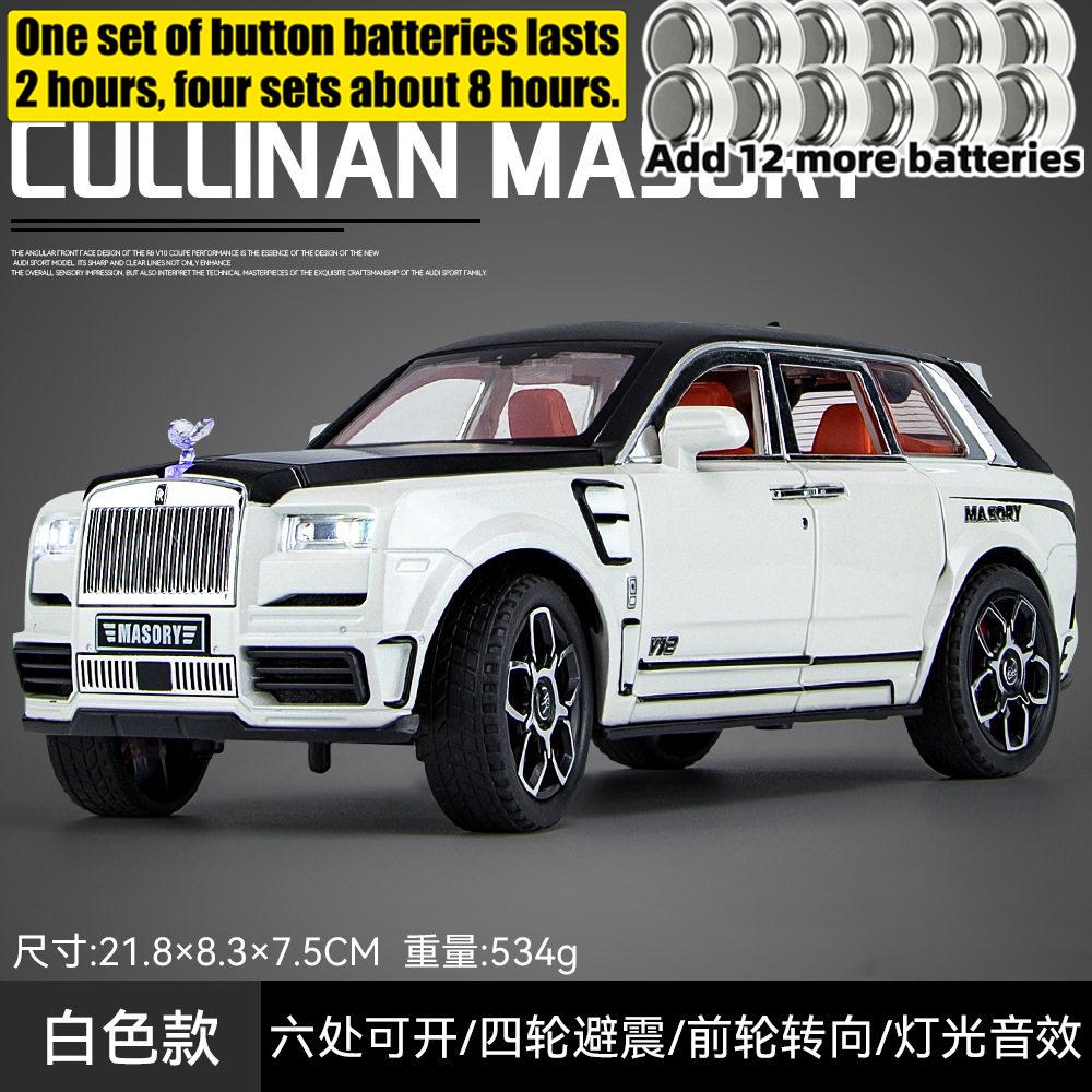 1:24 Rolls Royce Cullinan Mansory Off Road SUV Alloy Metal Diecast Model Car Home Trendy Desktop Display Ornament Birthday Gifts
