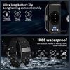 Sports Fitness Smart Bracelet Men Message Alert HRV Blood Oxygen Health Monitor IP68 Waterproof No Screen Smartwatch