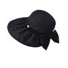 Summer Fashion Bowknot Sun Hat With Wide Brim For Outdoor Sun Protection