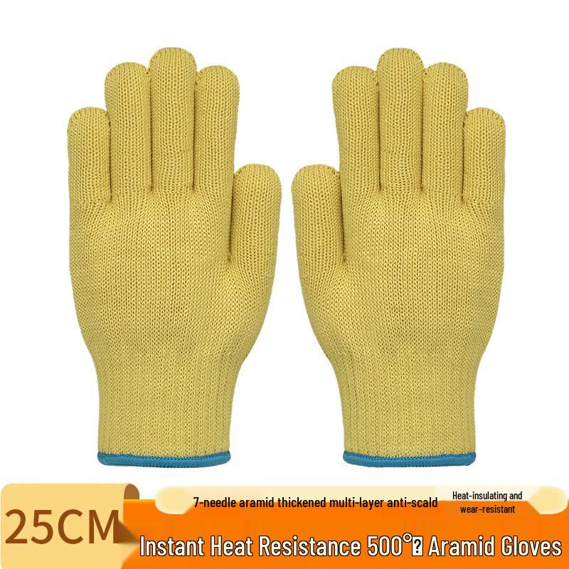 Ally Aramid Cotton Lined Rubber Heat Resistant Gloves