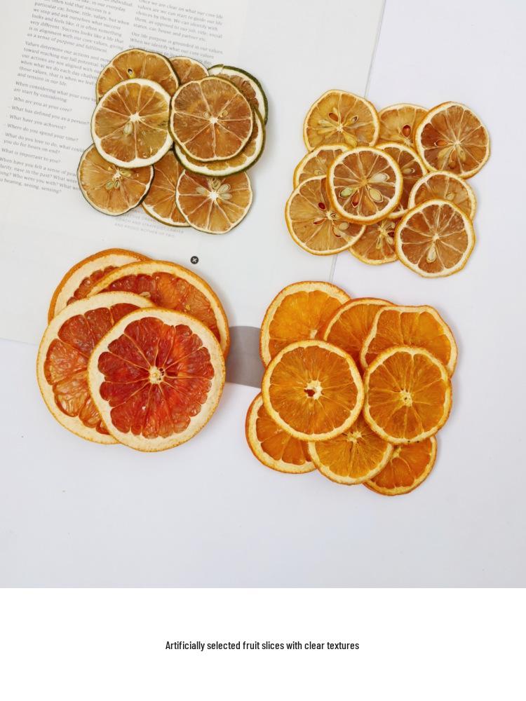 Dried Fruit & Flower Candle Kit: Grapefruit, Lemon, Orange Slices in Glass