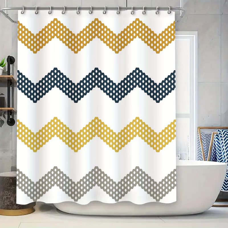 

Shower Curtain Sets Waterproof Farmhouse Rustic Floral Pattern Fabric Backdrop With Hooks Modern Bathroom Decor Vintage Style W60H190(CM)-1 Pcs