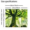 1 Pezzo Arazzo da Parete Albero della Foresta Naturale Medio e Grande Stampa 3D Arte da Parete Appeso a Parete Camera da Letto Soggiorno Decorazione Dormitorio