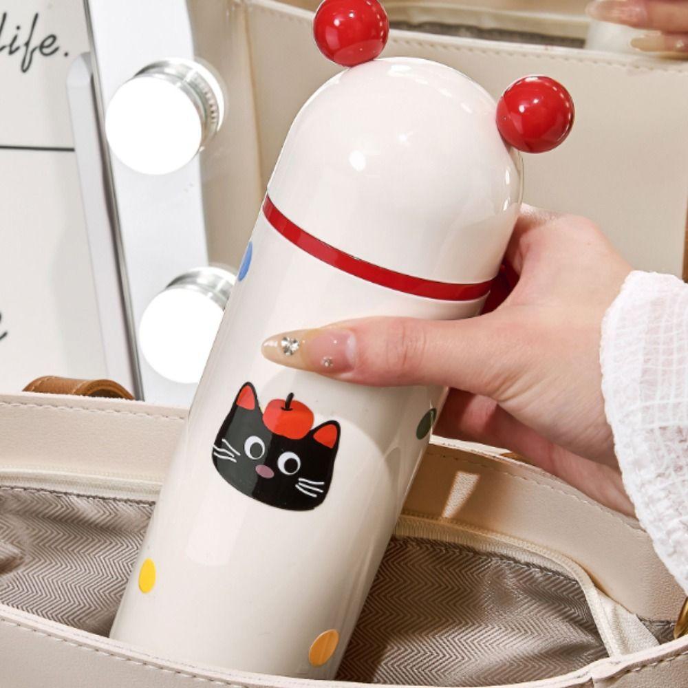 Dopamine Travel Toothbrush Case Cat Pattern Wash Cup Rinsing Cup Toothbrush Storage Box  Bathroom