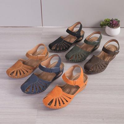 Neue 2024 Sommer Ballerinas, Bequeme Damen Sandalen mit weicher Sohle und Zehenkappen für Damen