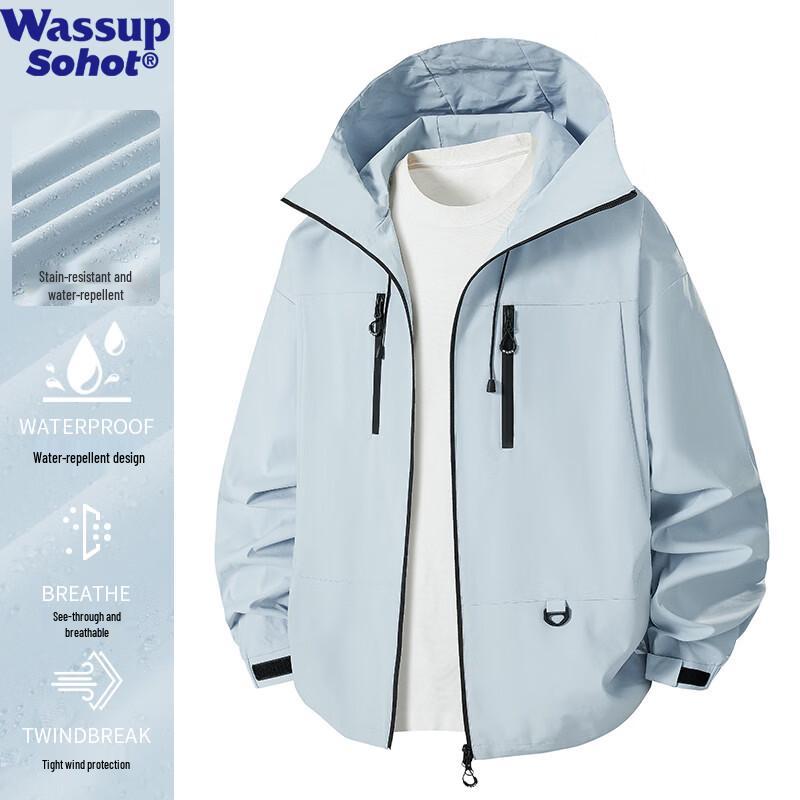Wassup Sohot Men s Outdoor Windproof Thermal Jacket XL