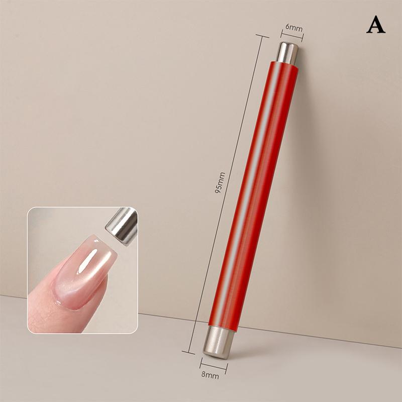 Strong Magnetic Long Double Head Nail Magnet Sticks Tool Magnetic Cat Eye Gel Polish Nail Art Pens For DIY Salon Studio Or Home