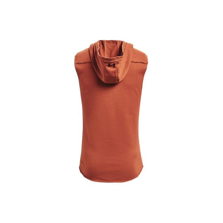 Under Armour Project Loose Fit Training Sleeveless Hoodie Men Tops Orange 1361744-843