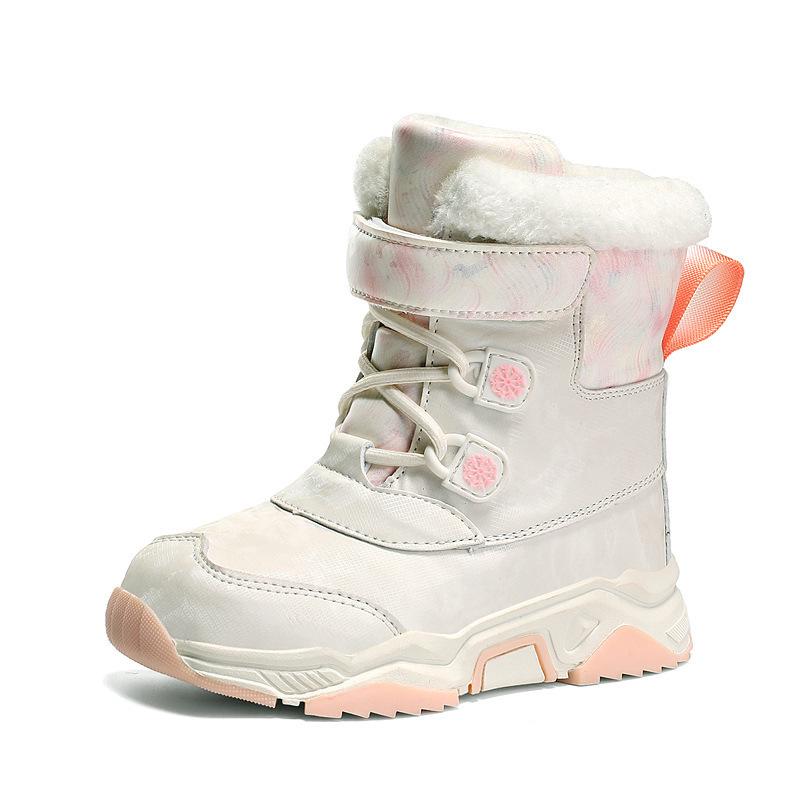 Winter Fleece-Lined Children s Snow Boots - Thick, Warm, Cotton-Lined for Boys and Girls 39