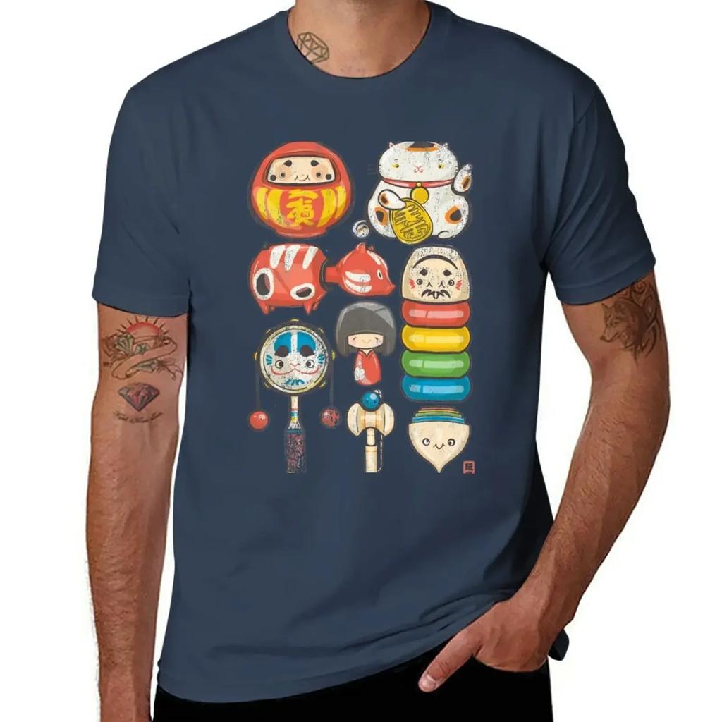 [Special Lucky Toy Box] T-Shirt Plus Sizes Kawaii Clothes Mens Graphic T-shirts Hip Hop