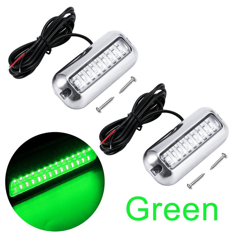 27LED Boat Transom Light Stainless Steel Speedboat Lights 10-30V Marine Transom Lamp IP68 Waterproof 50W Yacht Boat Accessories