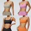 Nude Sports Bra With Removable Pads For Yoga And Running Enthusiasts