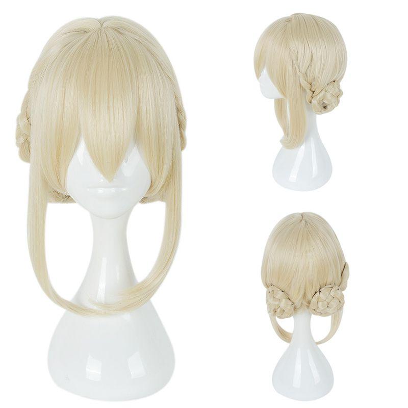 Parrucca Premium Violet Evergarden Per Amanti degli Anime Perfetta Per Halloween E Feste in Costume