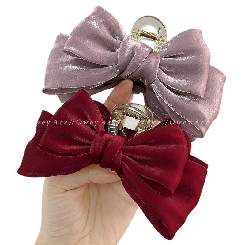 Mermaid Princess Fabric Claw Clip for Women - Fashion Updo Hair Accessory
