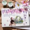 200cm/roll Vine Theme Flower Landscaping Tape PET Decorative Tape Plant Tape  Diary Decoration
