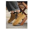 Men S Retro British Style Thick Sole High Top Work Martin Boots